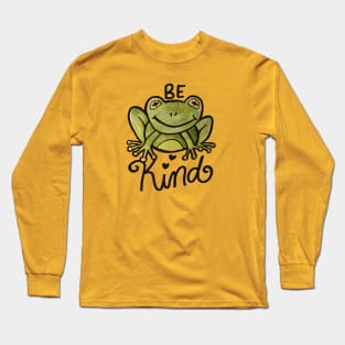 Be Kind Frog Long Sleeve T-Shirt